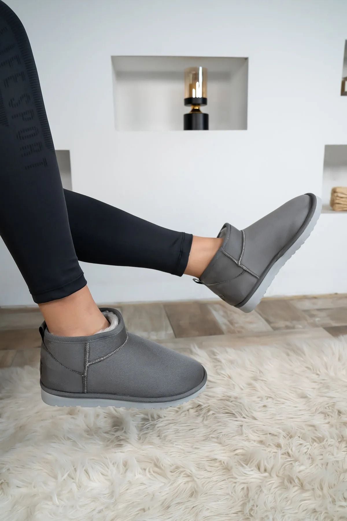 KADIN UGG MODEL SÜET İÇİ TÜYLÜ KIŞLIK BOT