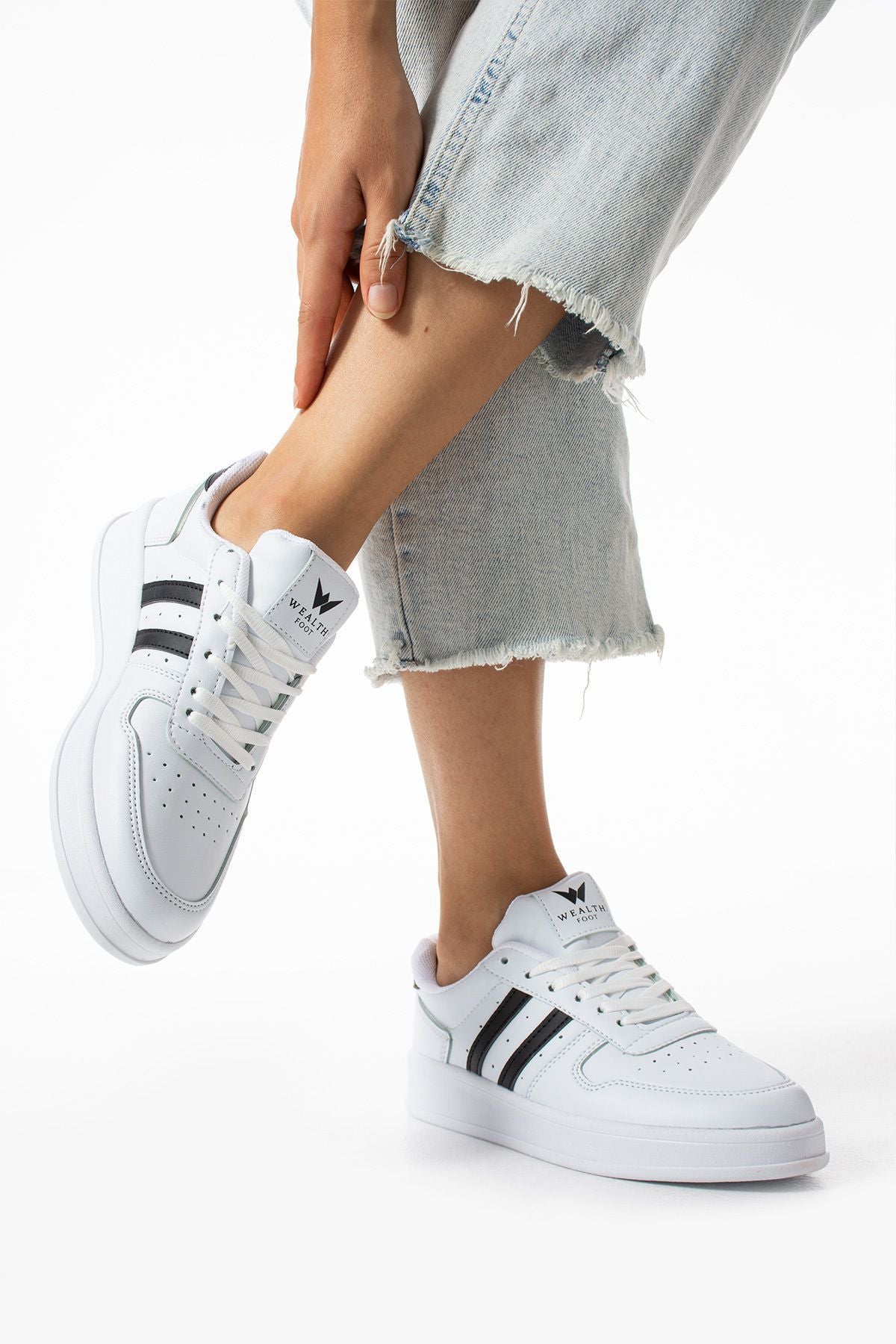 Kadın yumuşak taban günlük kullanım şık sneaker spor ayakkabı