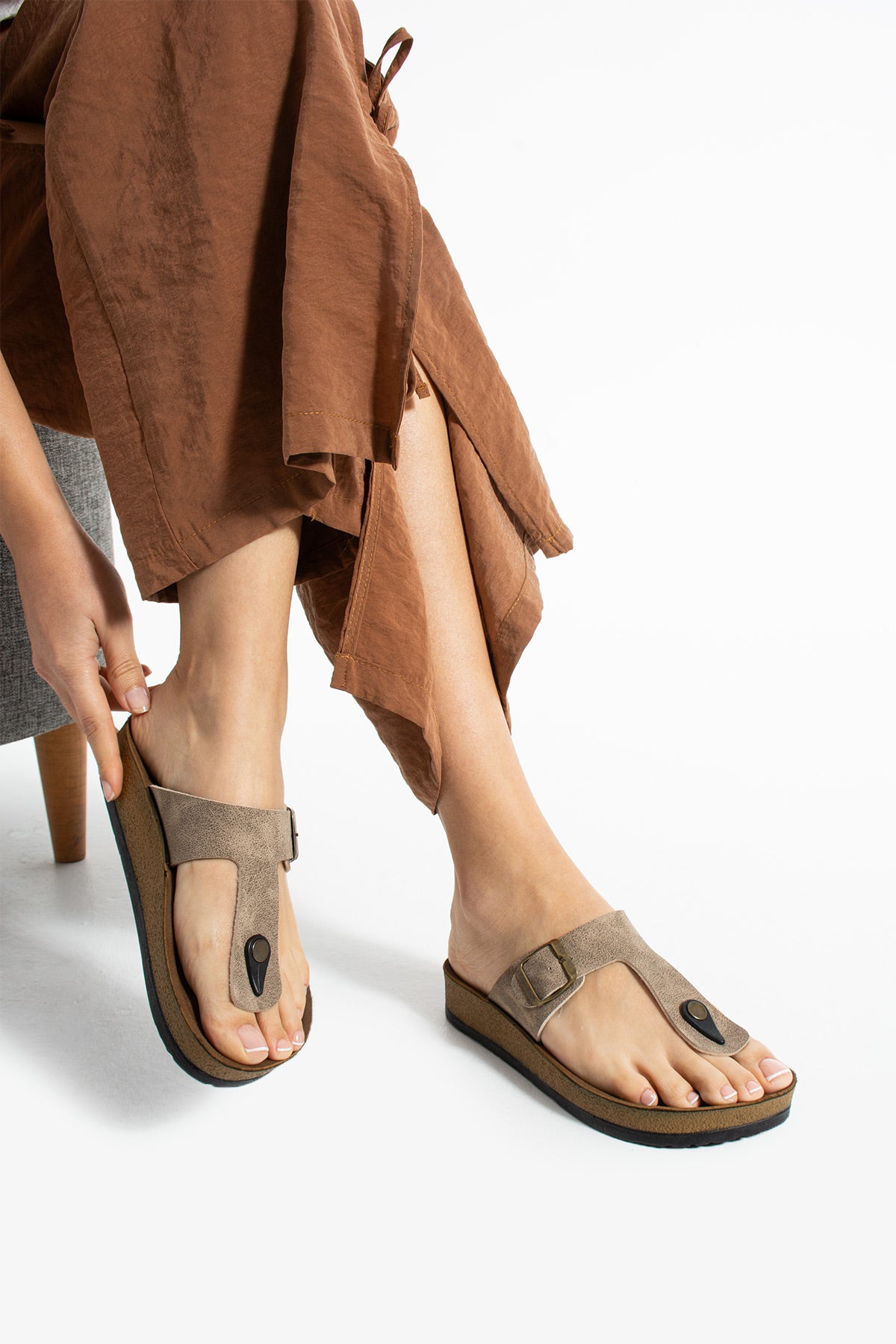 Şiran Parmak Arası Kadın Günlük Terlik